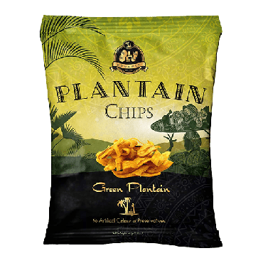 Olu Olu Green Plantain Chips With Salt 60g (2.11oz) (Box of 24)