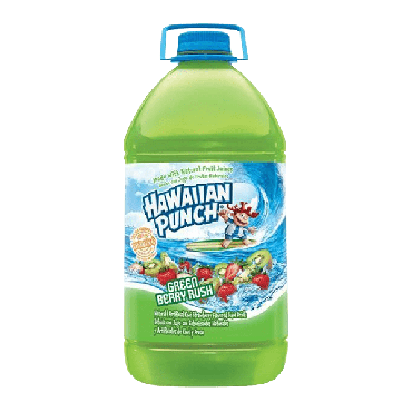 Hawaiian Punch Green Berry Rush Drink 3.78ltr (1 Gallon) (Box of 4)