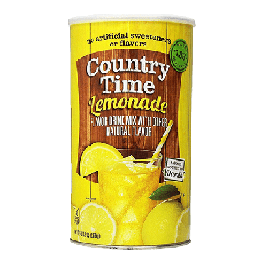 Country Time Lemonade Tub 2.33kg (34 Quarts) (Box of 6)