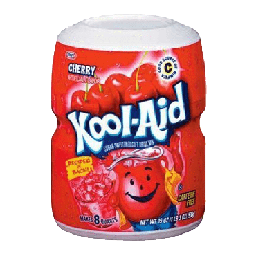 Kool Aid Cherry Tub 538g (8 Quarts) (Box of 12)