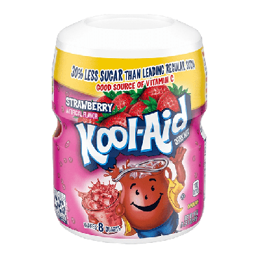 Kool Aid Strawberry 538g (8 Quarts) (Box of 12)