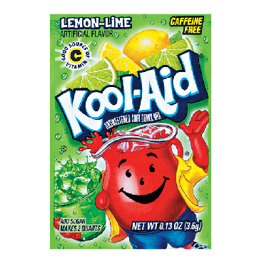 Kool Aid Sachet Lemon & Lime (2 Quarts) (Box of 48)