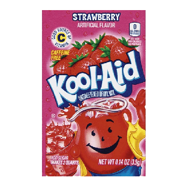Kool Aid Sachet Strawberry (2 Quarts) (Box of 48)