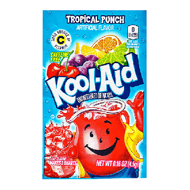 Kool Aid Sachet Tropical Punch (2 Quarts) (Box of 48)