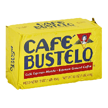 Cafe Bustelo Espresso Ground Coffee 454g (16oz) (Box of 12)
