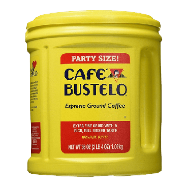 Cafe Bustelo Espresso Ground Coffee Tub 1.02kg (36oz) (Box of 6)