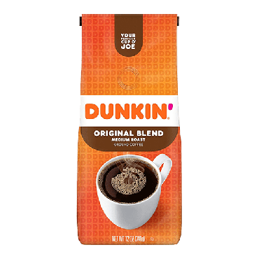 Dunkin Donuts Original Ground Coffee 340g (12oz) (Box of 6)