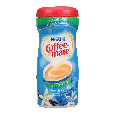 Nestle Coffee Mate French Vanilla Sugar Free 289g (10.2oz) (Box of 6)