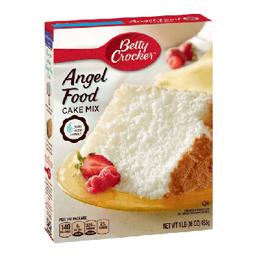 Betty Crocker Angel Food Cake Mix 453g (16oz) (Box of 12)