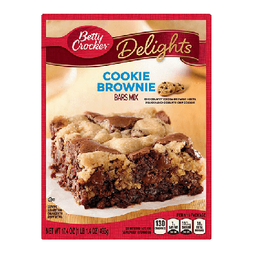 Betty Crocker Cookie Mix Brownie 493g (17.4oz) (Box of 8)
