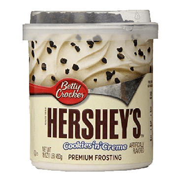 Betty Crocker Hershey's Cookies & Cream Frosting 453g (16oz) (Box of 8)