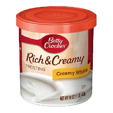 Betty Crocker Creamy White Frosting 453g (16oz) (Box of 8)
