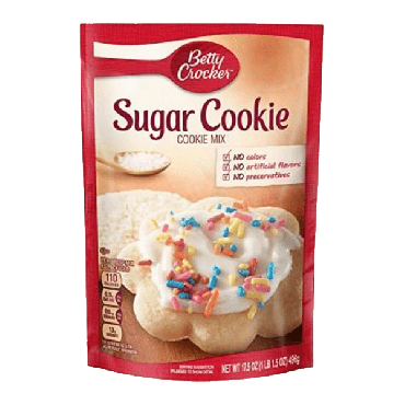 Betty Crocker Sugar Cookie Mix 496g (17.5oz) (Box of 12)
