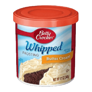 Betty Crocker Whipped Butter Cream Frosting 453g (16oz) (Box of 8)
