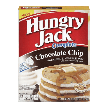 Hungry Jack Chocolate Chip Pancake Mix 794g (28oz) (Box of 6)