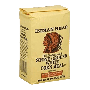 Indian Head White Corn Meal 907g (2lbs) (Box of 15)