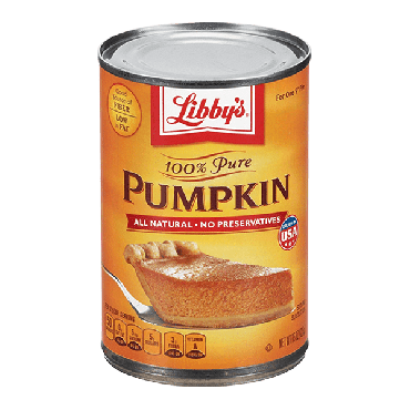 Libby's Solid Pumpkin 425g (15oz) (Case of 24)