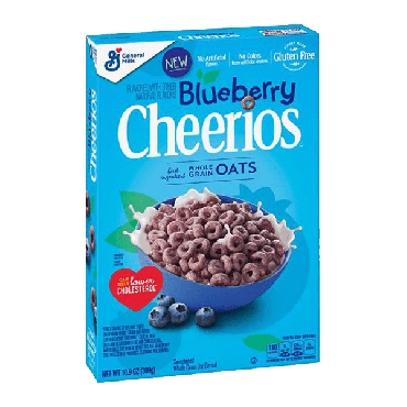 Cheerios Blueberry Cereal 309g (10.9oz) (Box of 12)