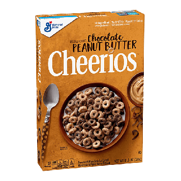 Cheerios Chocolate Peanut Butter 320g (11.3oz) (Box of 12)