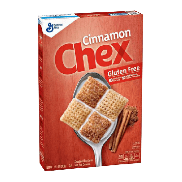 Chex Cinnamon Rice Cereal 340g (12oz) (Box of 6)