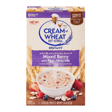 Cream of Wheat Instant Mixed Berry with Almond 198g (7oz) (Box of 12)