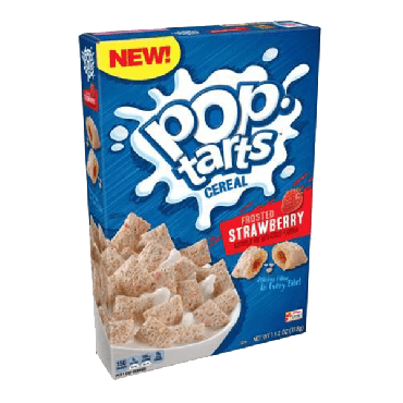 Kellogg's Pop Tarts Strawberry Cereal 318g (11.2oz) (Box of 10)