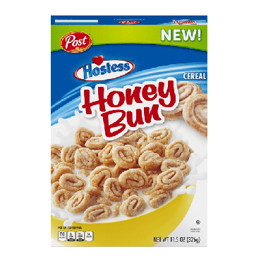 Post Hostess Honey Buns Cereal 326g (Box of 12)