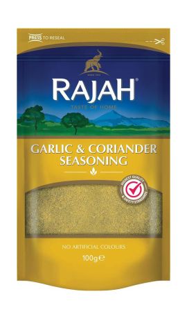 Rajah Garlic & Coriander Seasoning 100g (Box of 10)