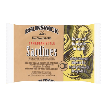 Brunswick Sardines In Soya Oil 106g (Box of 12)