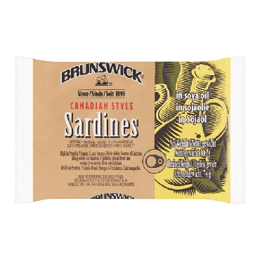 Brunswick Sardines In Soya Oil PM 89p 106g (Box of 12)