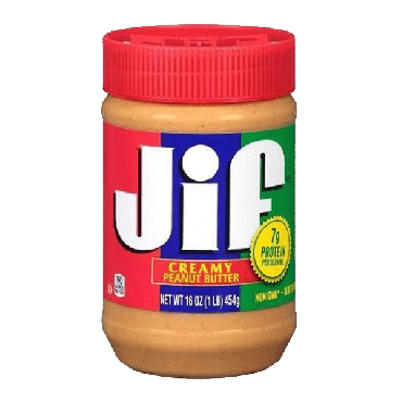 Jif Creamy Peanut Butter 454g (16oz) (Box of 12)