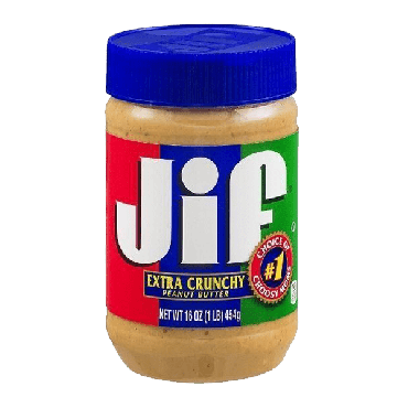 Jif Crunchy Peanut Butter 454g (16oz) (Box of 12)