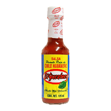 El Yucateco Red Habenaro Sauce 120ml (4 fl.oz) (Box of 12)