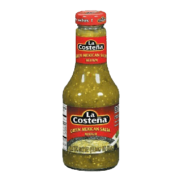 La Costena Green Mexican Salsa 475g (16.7oz) (Box of 12)