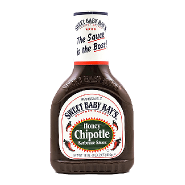 Sweet Baby Rays Honey Chipotle Barbecue Sauce 510g (18oz) (Box of 12)