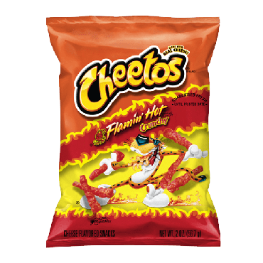 Cheetos Flamin Hot Crunchy (2oz) 56.7g (Box of 64) 