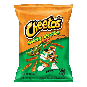 Cheetos Jalapeno Potato Chips (2oz) 56.7g (Box of 64) 