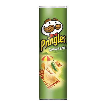 Pringles Jalapeno Flavour Potato Chips 158g (5.5oz) (Box of 14)