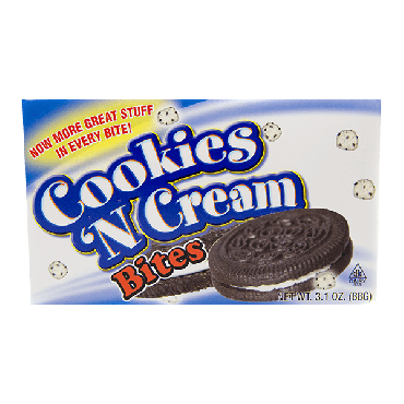 Taste of Nature Cookies n Cream Bites Theater Box 88g (3.1oz) (Box of 12)