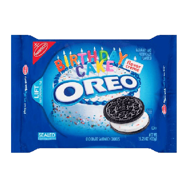 Oreo Birthday Cake 432g (15.25oz) (Box of 12)
