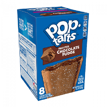 Pop Tarts Frosted Chocolate Fudge 384g (13.5oz) (8 Piece) (Box of 12)