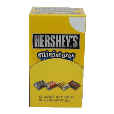 Hershey's Miniature Assorted Chocolates 1.13kg (40oz) (Box of 10) 