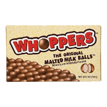 Hershey's Whoppers Malted Balls Theater Box 141g (5oz) (Box of 12)
