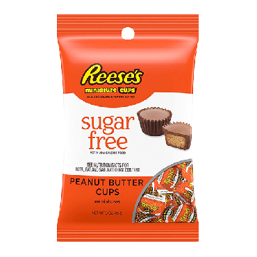 Reese's Peanut Butter Cup Sugar Free Minis 85g (3oz) (Box of 12)