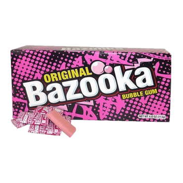 Bazooka Party Box Original Bubble Gum 113g (4oz) (Box of 12)