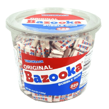 Bazooka Original Gum Tub 1.2Kg (43.7oz)