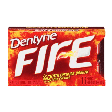 Dentyne Fire Cinnamon Chewing Gum (16pcs) 36g (Box of 9)