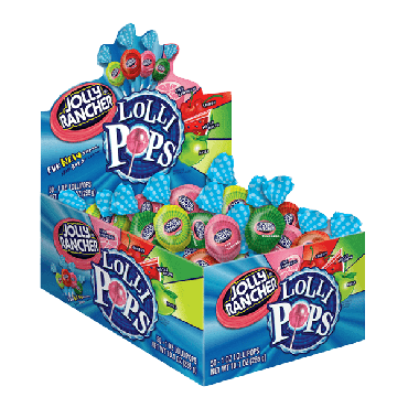 Jolly Rancher Assorted Lollipops 850g (50 Pieces) (30oz)