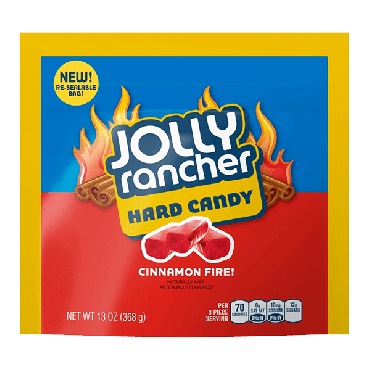 Jolly Rancher Hard Cinnamon Fire Candy 368g (13oz) (Box of 8)