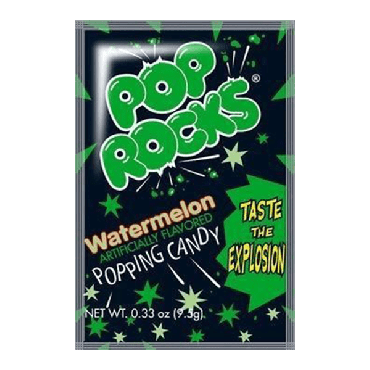 Pop Rocks Watermelon Popping Candy 9.5g (0.33oz) (Box of 24)